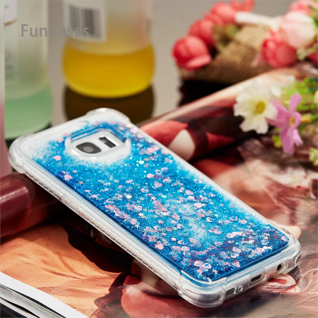 Блестящий чехол для samsung S7 Edge мягкий телефона из ТПУ Caso Quotes сообщения Etui Galaxy