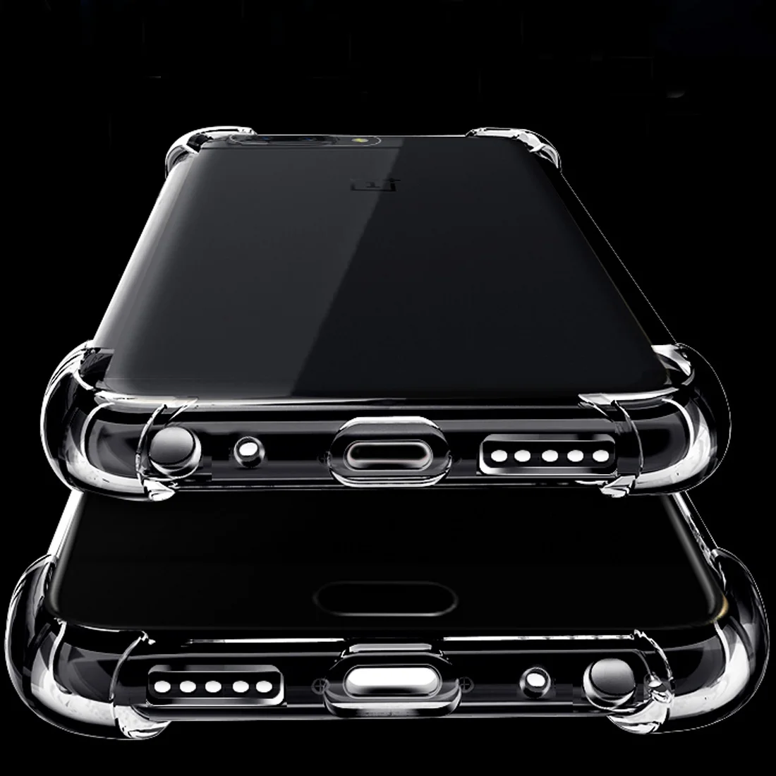 For OnePlus 5 1+5 One Plus Five Case Luxury Shockproof Armor Cases Gasbag Crystal Clear Cover Fundas Coque Carcasa Housing 1-plus-5-cover : image For OnePlus 5 1+5 One Plus Five Case Luxury Shockproof Armor Cases Gasbag Crystal Clear Cover Fundas Coque Carcasa Housing 1-plus-5-cover