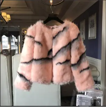 

2017 autumn and winter new European and American style tide fox fur short fashion fur jacket