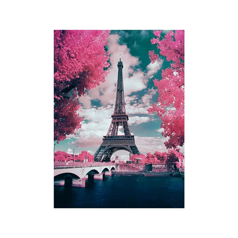 Diamond Painting Embroidery Landscapes Pictures Of Rhinestones Cross Stitch Kit Diamond Mosaic Paris Craft