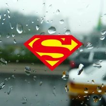 Reflective Superman logo personality car sticker,fashion car window fuel tank cap body decor stickers and decals styling cover
