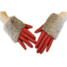 Harppihop Мех животных пояса из натуральной кожи Прихватки для мангала лиса овчины для женщин плюс бархат термо