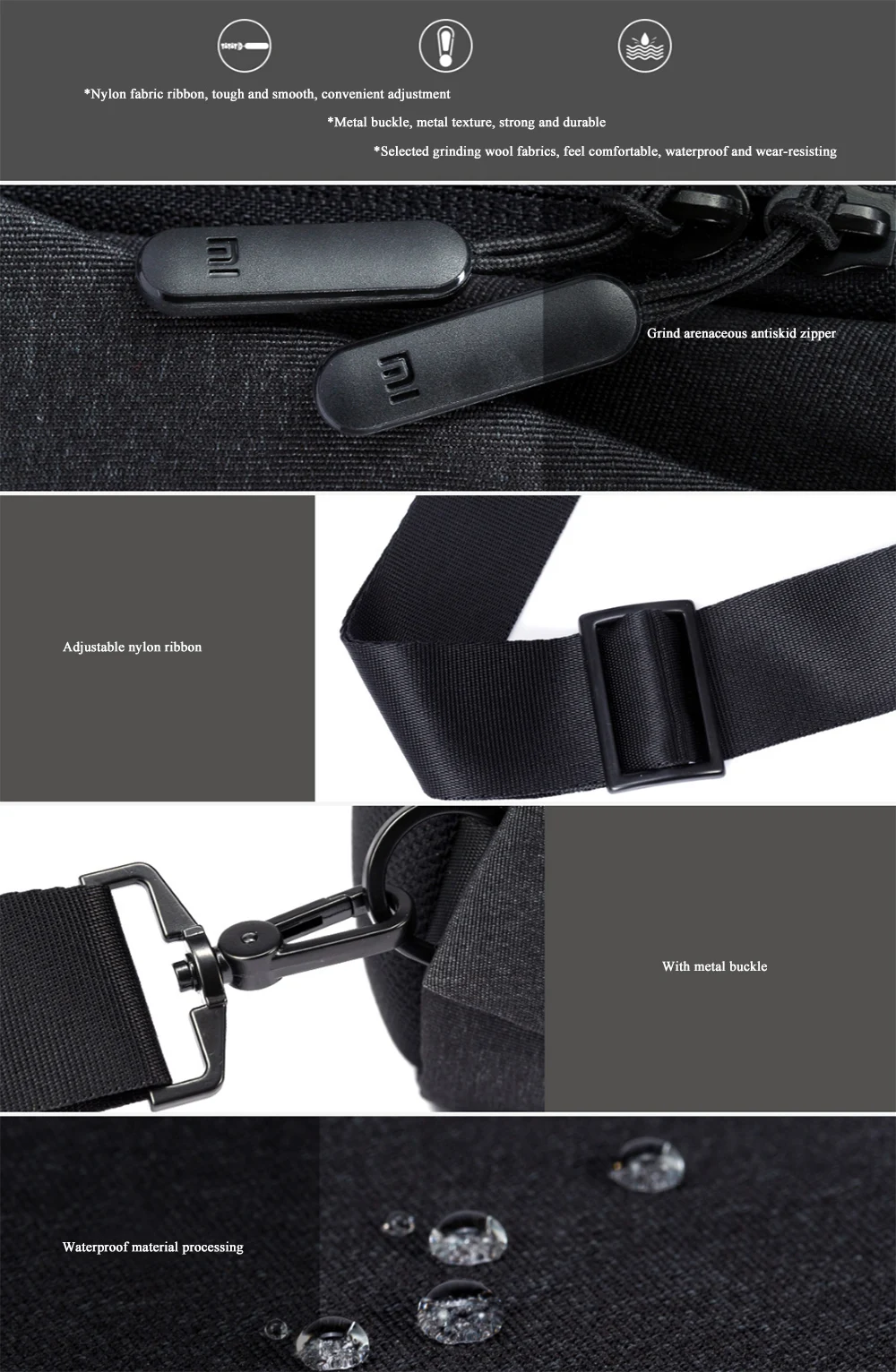XIAOMI MI Backpack Urban Leisure Chest Pack Bag For Men Women Small Size Shoulder Type Unisex Rucksack Backpack Bags Latest (1)