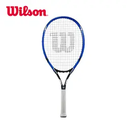 Оригинальный Wilson удобные легкие большой ракетки уход за кожей лица теннис Max колледж начинающих для мужчин овальный (центральный