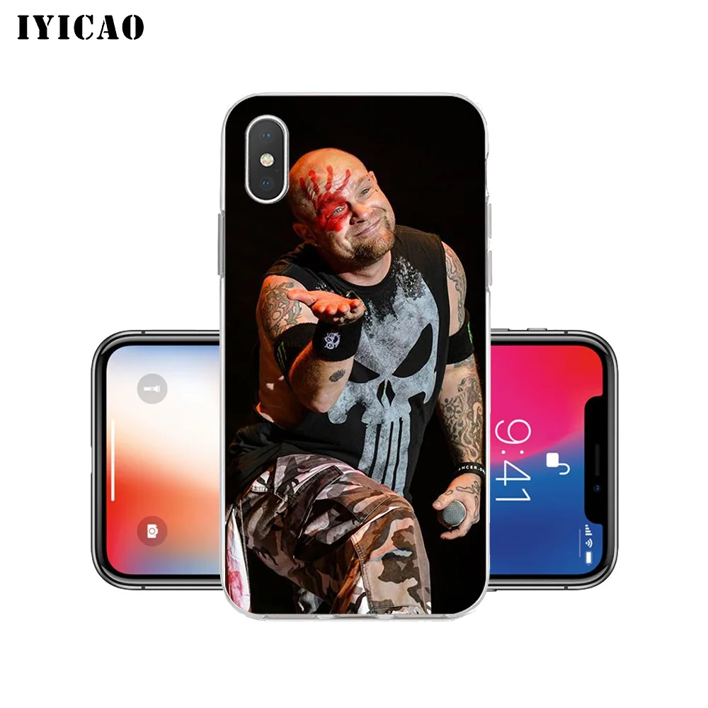 IYICAO Five Finger Death Punch FFDP Мягкий силиконовый чехол для iPhone X XR XS MAX 6 6s 7 8 Plus iPhone X iPhone 5 5S SE чехол из ТПУ