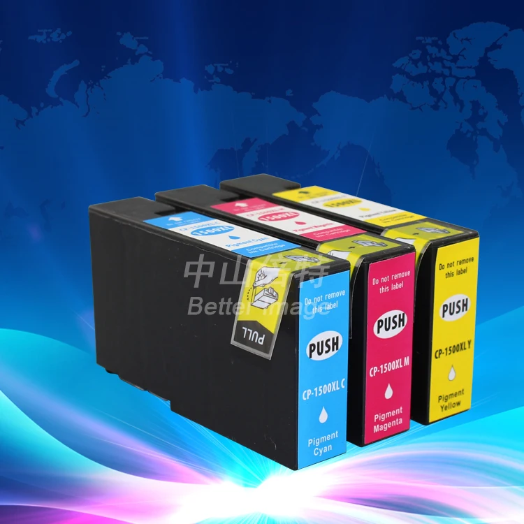 

INK WAY 3 Pack,PGI-1500XL Color Set C M Y for Canon MB2050 MB2350