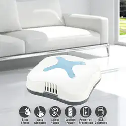 Мини автоматический умный пол чистящий робот USB домашний Авто пылесос уборочная машина низкий уровень шума умный контроль пыли очиститель