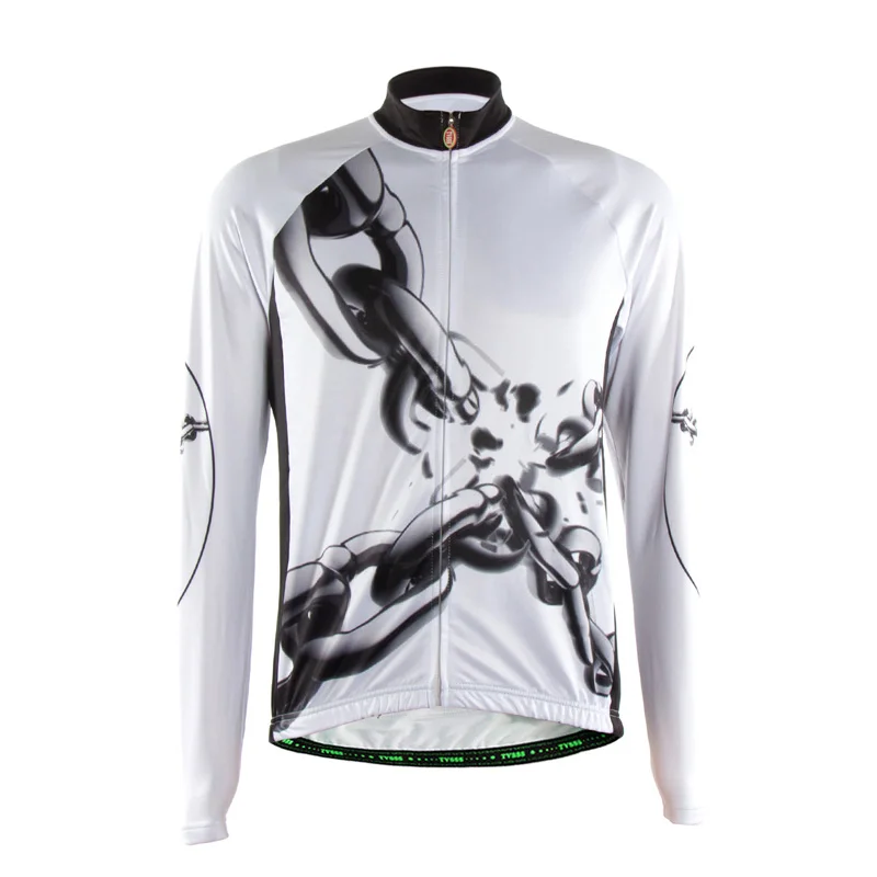 black and white cycling jersey