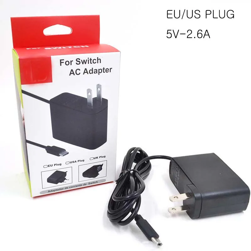 

Portable EU/US USB Type C 5V 2.6A AC Adapter Wall Charger Charge Power For NS Nintendo Switch