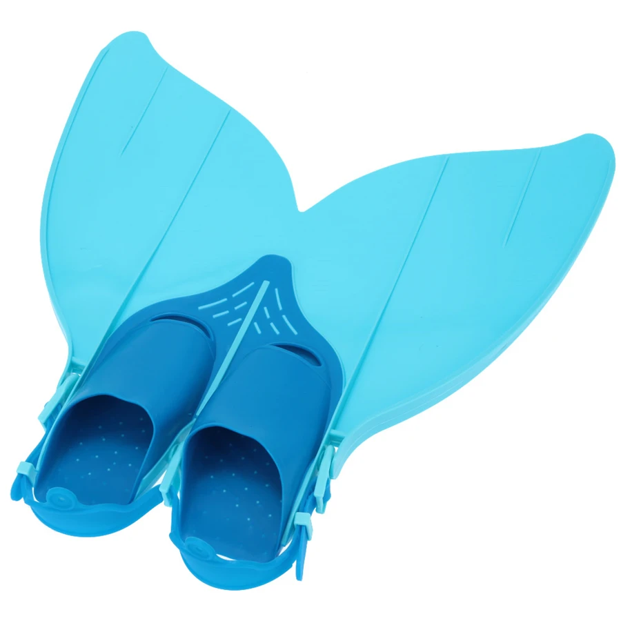 Детские профессиональные подводные ласты для плавания, короткие ласты, обувь для подводного плавания, для обучения плаванию, Русалочка, монофин для детей и взрослых