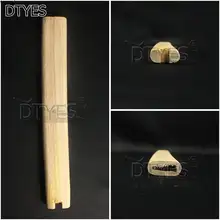 Высокое качество японские аксессуары для мечей жесткая деревянная голая Tsuka(ручка) для Tanto Wakizashi Катана ручка на заказ