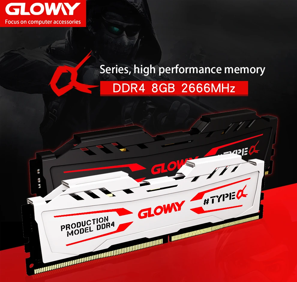 Оперативная память Gloway ddr4 8 Гб 16 Гб 2400 МГц 2666 МГц 1,2 в пожизненная гарантия высокая производительность высокая скорость ram