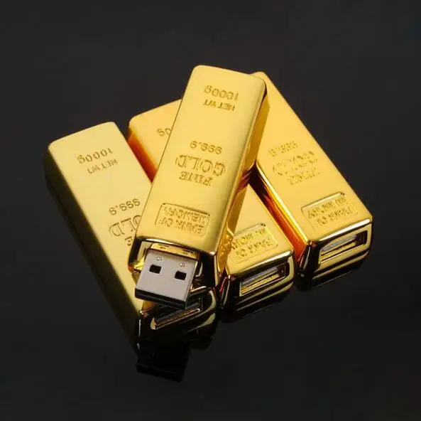 Мини Золотой слиток usb флэш-накопитель 4 ГБ 8 ГБ 16 ГБ ручка с заказным логотипом диск 2,0 32 Гб 64 Гб конструктивные флешки подарки (более 10 шт