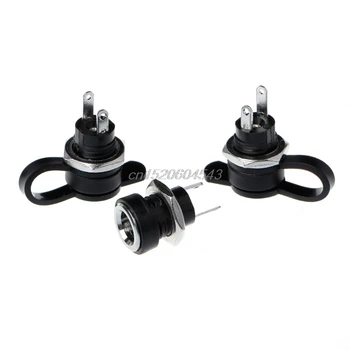 

5 Pcs DC-022B Power Supply Jack Socket Female Panel Mount Connector 5.5 x 2.1mm w/Cap R24 Whosale&DropShip