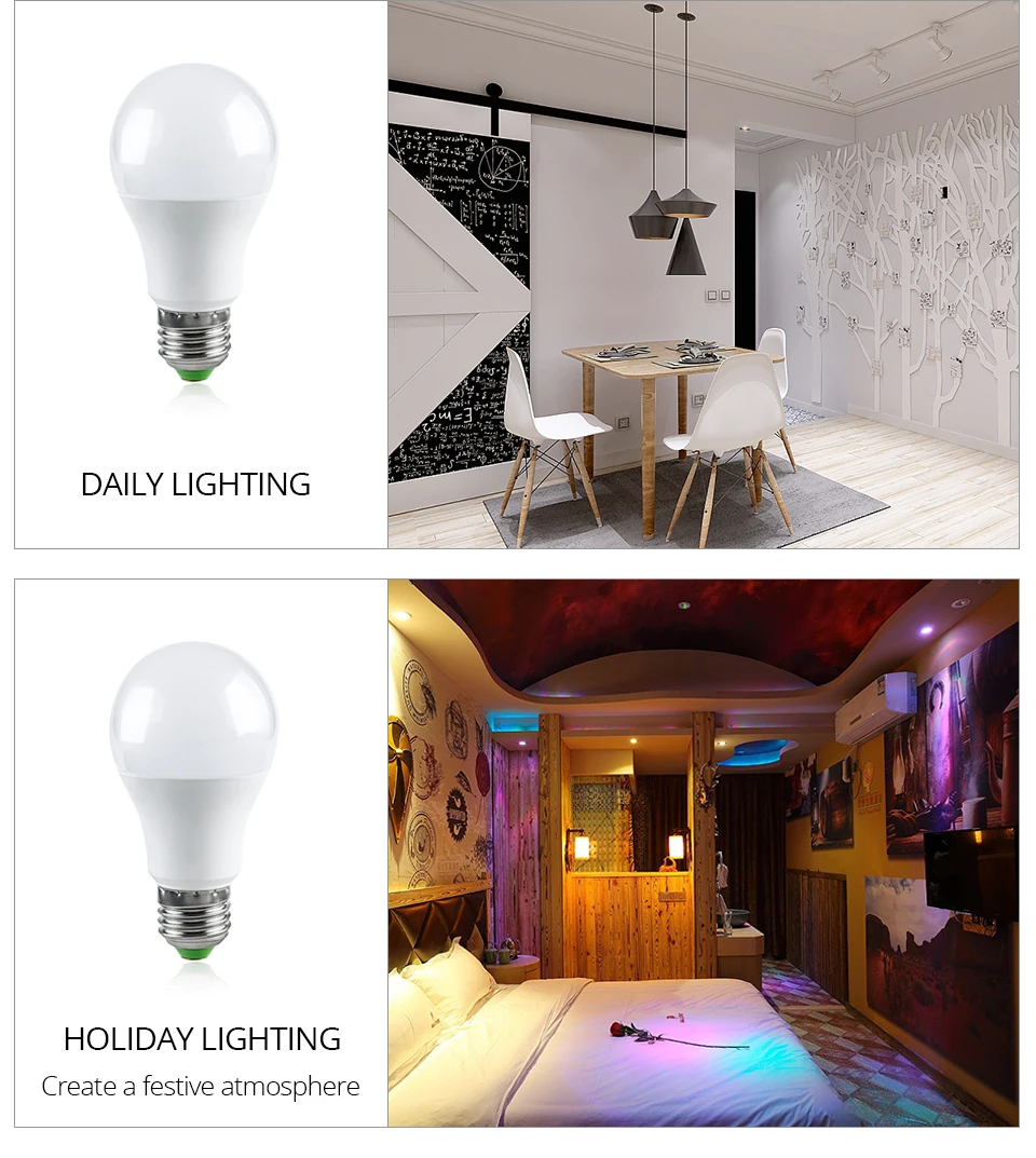 E27 GU10 AMPOULE LED RGBW (4)