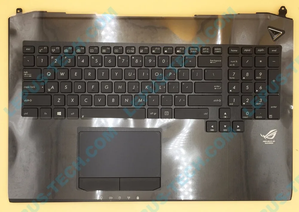 

US top case palmrest touchpad Keyboard for ASUS G750 G750JH G750JM G750JS G750JW G750JX G750JZ with backlight English