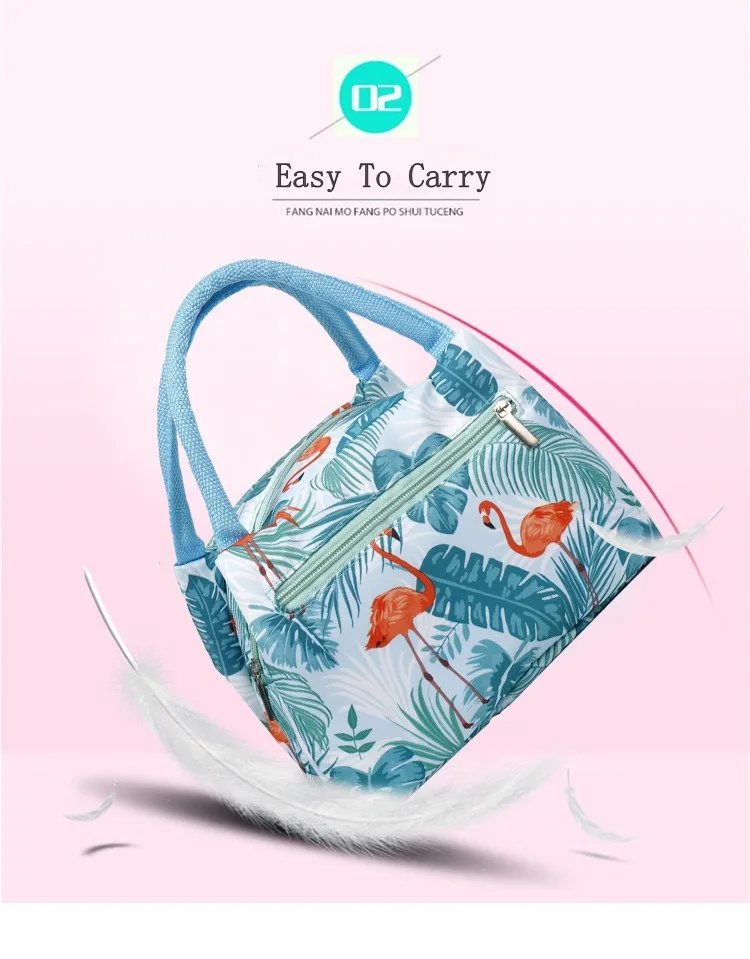 Reusable Women Men Lunch Box Tote Bag Food Fresh Thermal Insulated Lunch Bags Cooler For Boys Girls Kids School Picnic Bento Bag