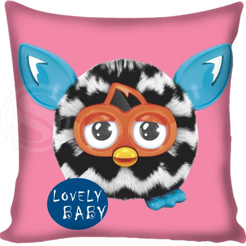 На заказ Furby квадратный чехол для подушки на заказ на молнии для спальни домашний чехол для подушки 1 шт. на заказ 40x40 см - Цвет: 11