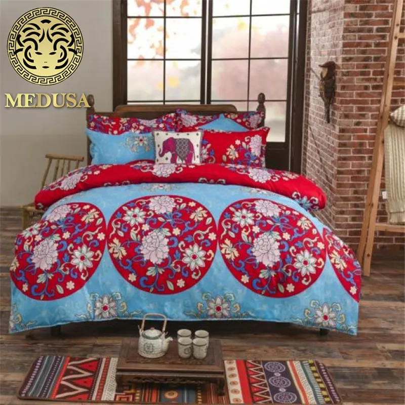 Medusa indian bohemian phenix doona/duvet cover set king queen double twin single size Medusa indian bohemian phenix doona/duvet cover set king queen double twin single size 2