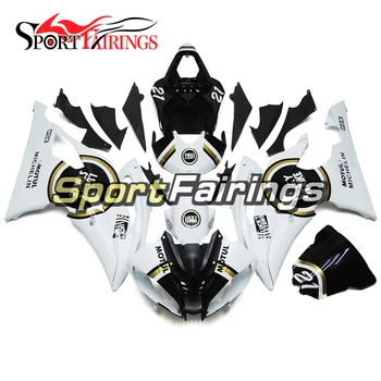 

Complete Black White Sportbike Fairing Carene for Yamaha YZF600 R6 2008 2016 09 10 11 12 13 14 15 Motorbike Cover Cowling Hulls