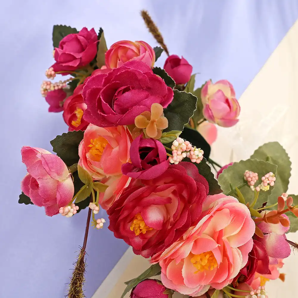 Hiyong Bride Women Rose Flower Crown Hair Wedding Floral Headband