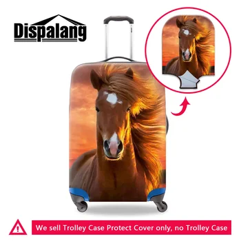 

Dispalang new elastic luggage protective cover personalized horse printing travel trolley case covers hot styilsh stretch cover