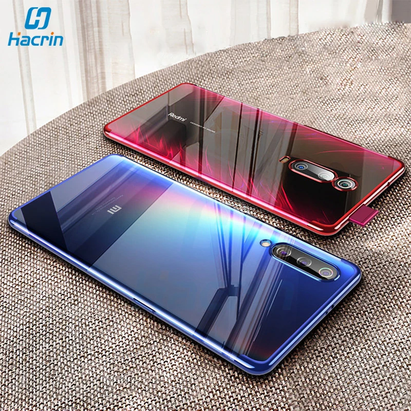 

Hacrin Case For Xiaomi Redmi Note 8 Pro Case Soft TPU Transparent Plating Cover For Redmi Note 8 Case Global Protective Bumper