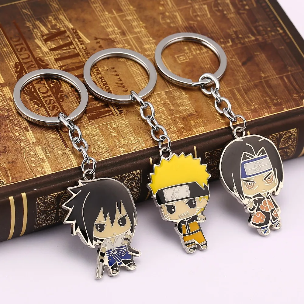 Брелок в стиле аниме Наруто Uzumaki Naruto Uchiha Sasuke Itachi подвеска брелок для автомобиля