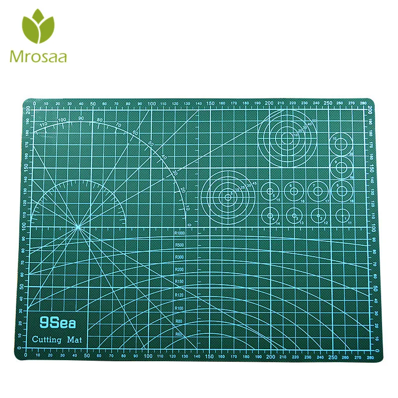 

Mrosaa A3 PVC Cutting Mat Cutting Pad Patchwork Cut Pad Patchwork Tools Manual DIY Tool Cutting Board Double-sided Self-healing