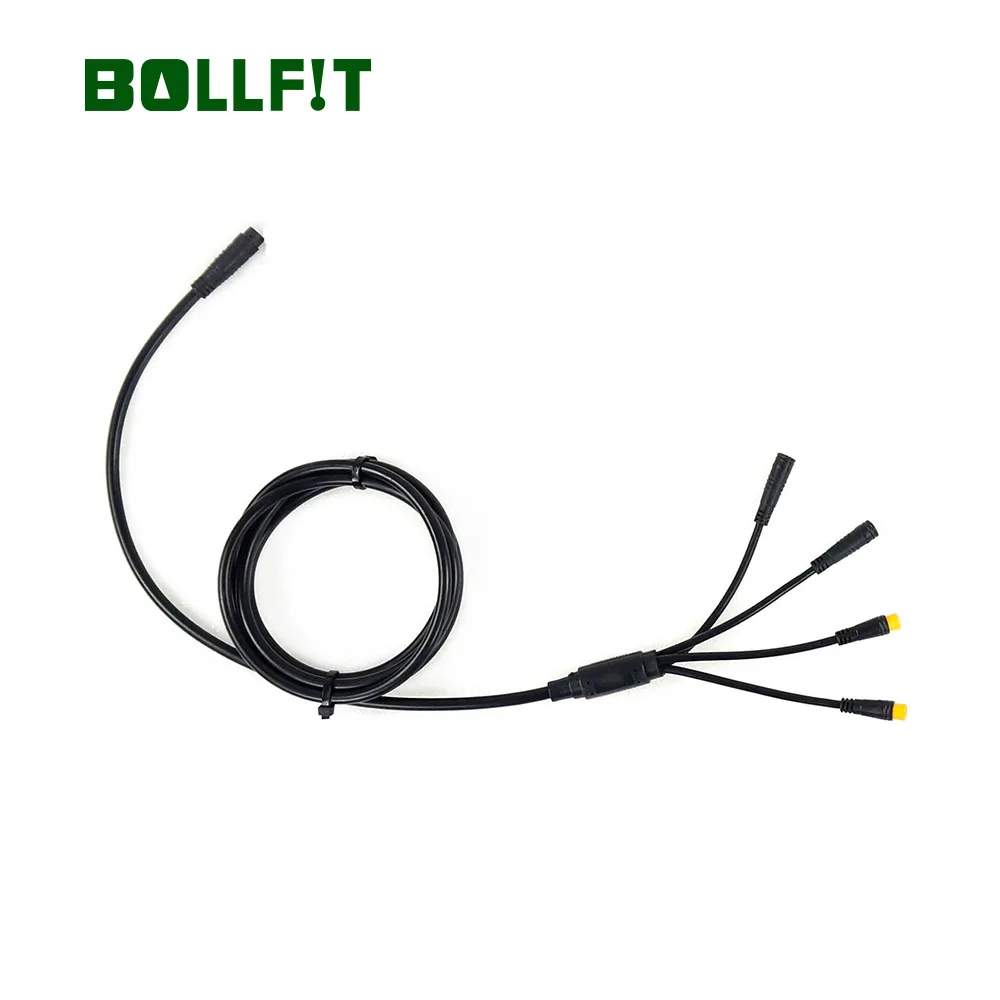 

BOLLFIT 1 in 4 bus cable 4 to 1 wire waterproof controller light function ebrake throttle display conversion kit connector