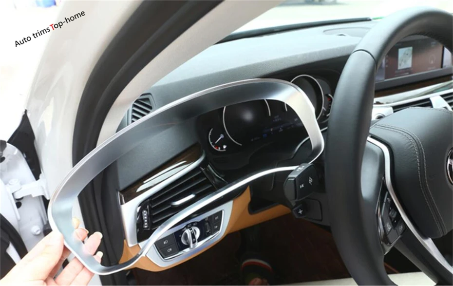 

Yimaautotrims Dashboard Console Instrument Display Ring Cover Styling Trim For BMW 5 Series Sedan G30 530I 2017 2018 2019 ABS
