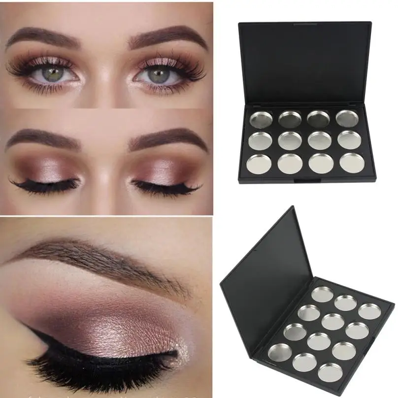 Buy NEW 12 Slots Pans empty eyeshadow palette case