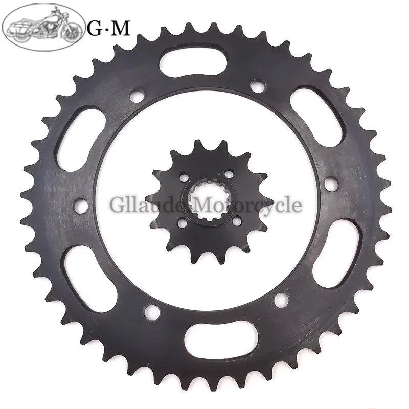 

520 Chain Motorcycle Front & Rear Sprocket gear 43 and 14 Teeth For Kawasaki KLX 250 S 06-07/09-19 KLX250 D-Tracker/X 98-16
