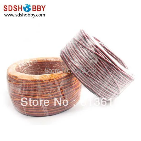 DIY Futaba JR Color 22 22AWG Servo Extension Cable Flat Cable 100M volume without Connector