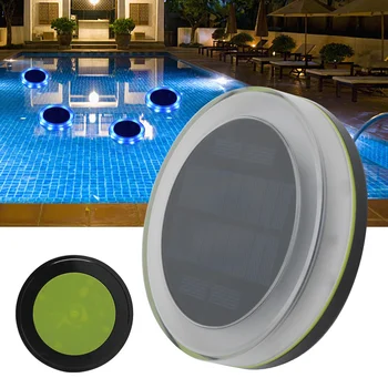 

IP68 Waterproof Solar LED Swimming Pool Lights Floating Fountain Pool Lamp Outdoor Landscape Lighting Decor Garden Pond Light