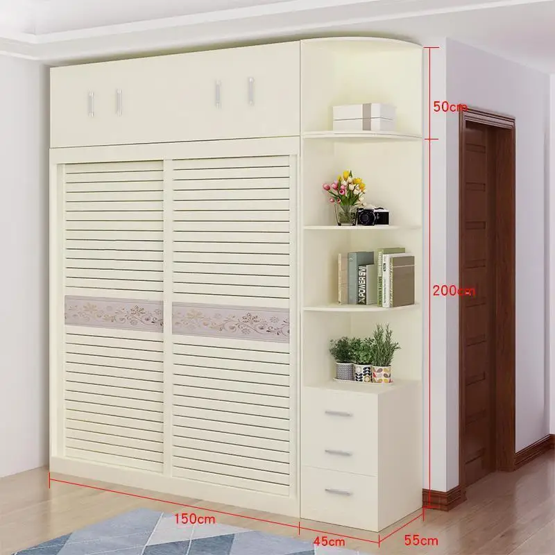 Garderobe Armario деревянный Giyim Gardrop Meuble Rangement Szafa Chambre Kast Mueble De Dormitorio шкаф для спальни - Цвет: Version F