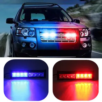 

12V 8W LED Stobe Light Bar Car Dash Emergency Flashing Lamp Warning Safety Light