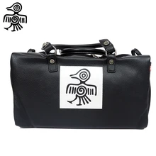 Sunbird Luggage Bag Genuine Leather Travelling bag larger Capacity Unisex Top handle shoulder Casual Tote handbag