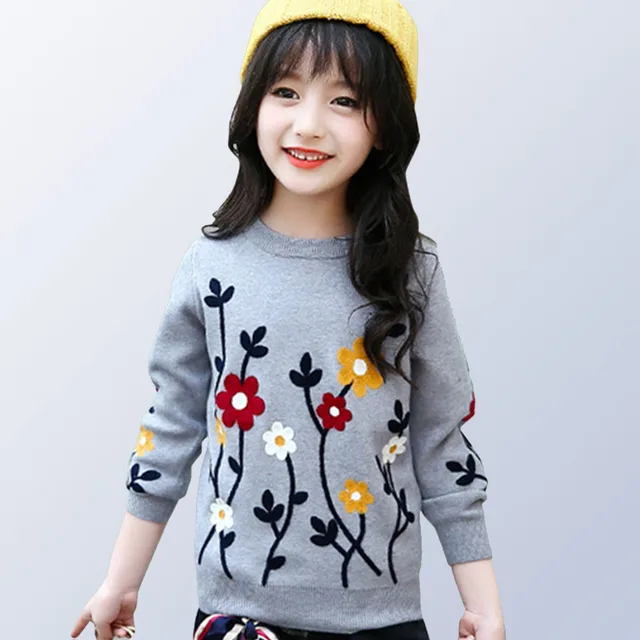Buy Flower Sweaters For Girls 5 7 9 11 13 14 Years