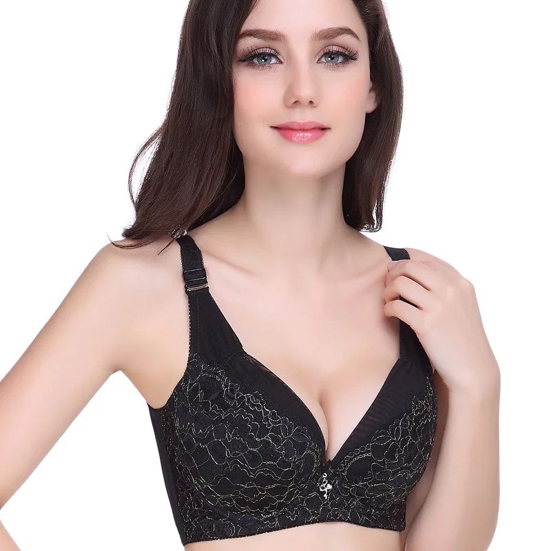 Summer thin section large size bra full cup gather adjustment underwear received a pair of nippon bra big chest small wholesale Summer thin section large size bra full cup gather adjustment underwear received a pair of nippon bra big chest small wholesale