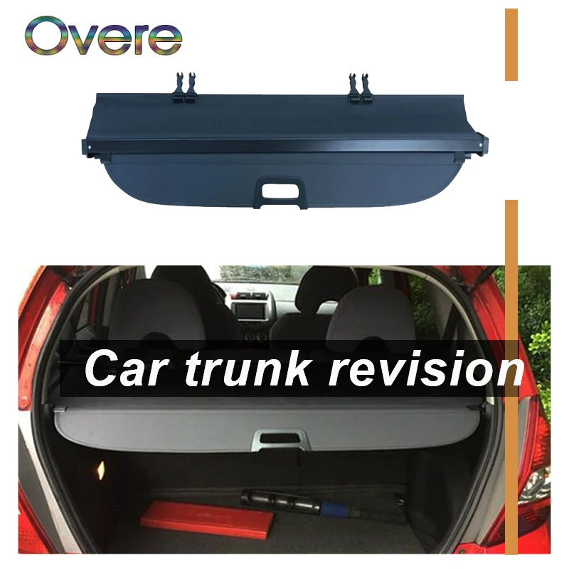 Overe 1Set Car Rear Trunk Cargo Cover For Honda Fit/Jazz 2014 2015 2016