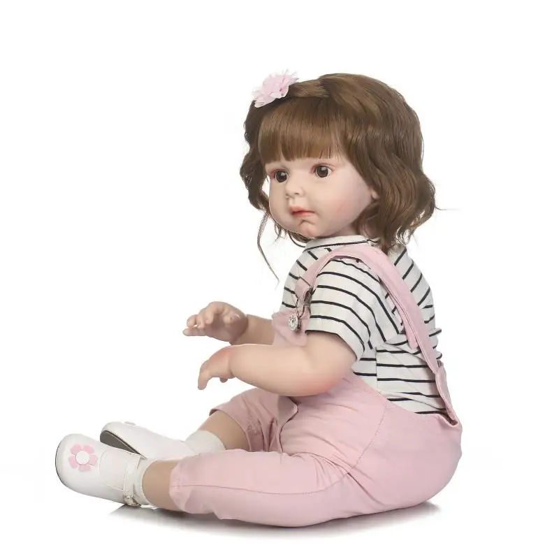 NPK Новое поступление ручной Силиконовые Винил очаровательны реалистичные маленьких Bonecas девочек bebe Кукла реборн menina de силиконовые