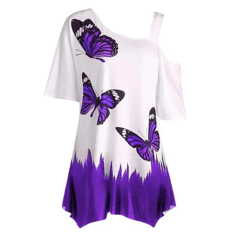 ENXI Summer White Maternity T Shirt Fashion Maternity Tops For Pregnant Women Nursing Tops Sexy Women Clothes Butterfly Animal