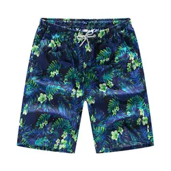 FDWERYNH Летние Пляжные штаны Для Мужчин's Приморский свободный Printed Youth короткие мужские брюки много Стиль s Быстросохнущие Шорты Гавайи Стиль