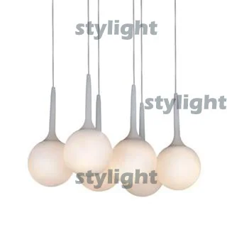 Diameter 40cm 35cm 30cm 25cm 20cm 14cm White Glass lights pendant lamp ceiling lamp free shipping