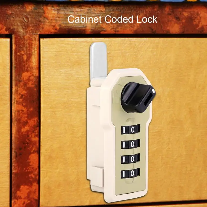 Buy Portable 4 Digit Code Lock Combination Cam Lock Convenient Password