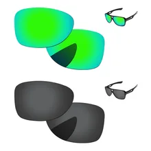 Черный и изумрудно зеленый 2 пары Поляризованные замена оптические стёкла для отправки солнцезащитные очки женщин рамки UVA и UVB