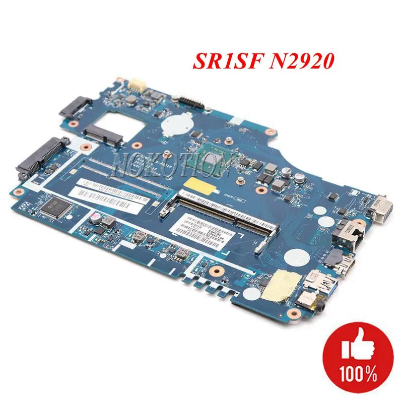 

NOKOTION Laptop motherboard for Acer E1-510 E1-2500 Z5WE3 LA-A621P NBC3A11001 Mainboard DDR3 SR1SF N2920 CPU
