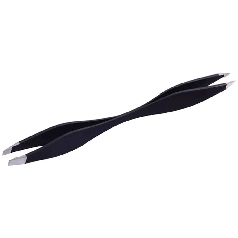

Eyelash Durable Eyebrow Tweezer Anti-Static Tools Extension Pincet Double Ends Makeup 2 In 1