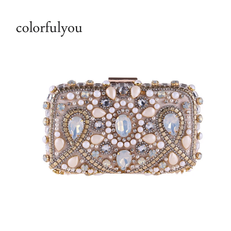 

Geometric Pattern Diamonds Shoulder Messenger Bags Women Beading Purse Rhinestone Small Handbag Bolsos Mujer 2019 Hot Sale